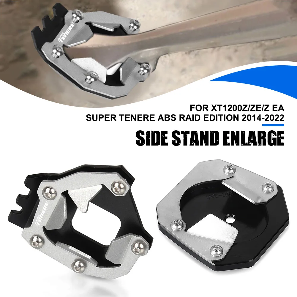

Extension Foot Side Stand Enlarger Plate Pad For Yamaha XT1200Z/ZE/Z EA Super Tenere ABS Raid Edition 2014-2021 2022 Motorcycle