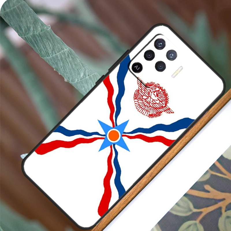 Assyria Flag Assyrian For OPPO A52 A72 A92 A98 A78 A58 A5 A9 A15 A17 A77 A53S A57S A94 A74 A54 A16 A76 A96 Case