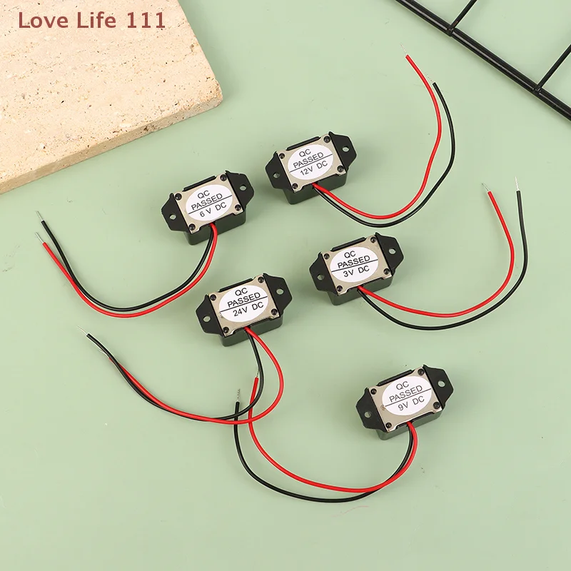 Novo mini campainha de alarme eletrônico 2315 mecânico ativo 3v 6v 9v 12v 85db-tamanho compacto para sistemas de segurança e alarme