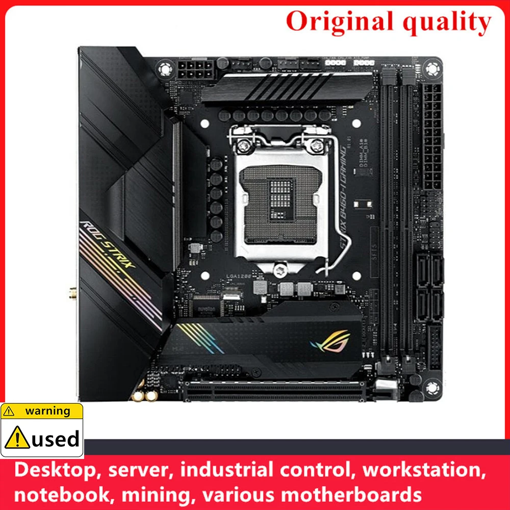 Used For ROG STRIX B460-I GAMING B460i MINI Motherboards LGA 1200 DDR4 64GB For Intel B460 Desktop Mainboard M.2 NVME SATA III