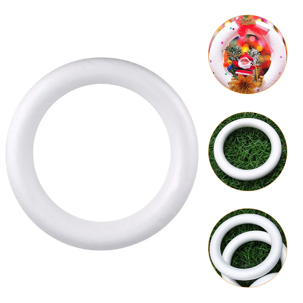 

Ring Xmas Garland White Foam DIY Wedding Decor Handmade Party Decorations Template Wreath Craft Ornament Rings