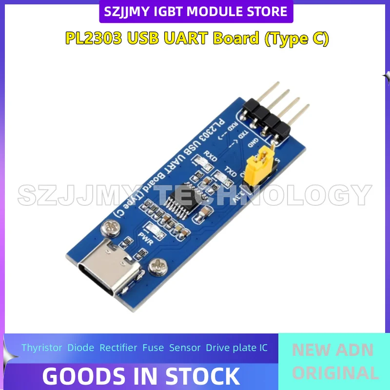 PL2303 USB to UART USB to TTL Universal Serial Communication Module Type-C Interface  NEW ORIGINAL IN STOCK