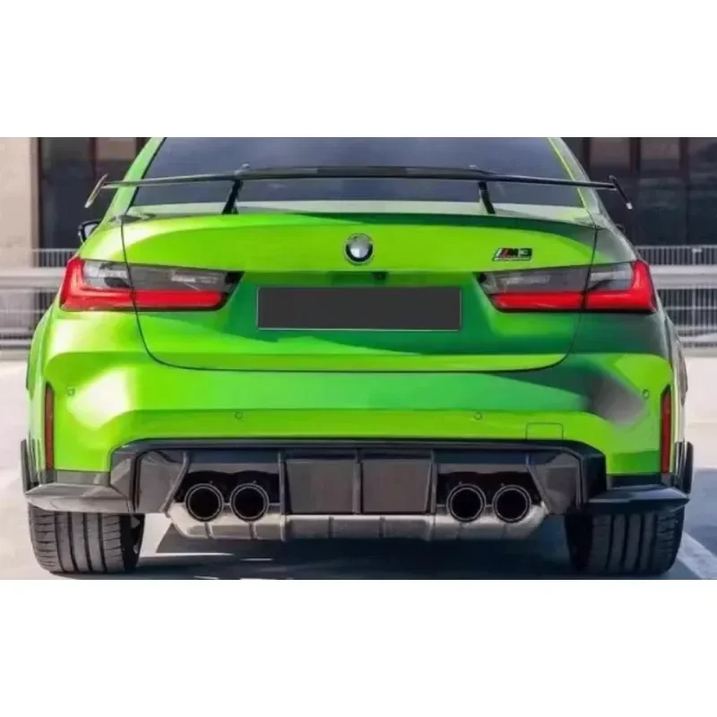 For BMW M3 M4 Dry Carbon Fibre Rear Lip G80 G82 Modified MP Style Rear Lip Rear Spoiler Small Enclosure Car Accessories Trim