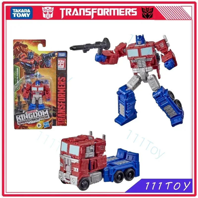 In Stock Transformers Toy War For Cybertron：WFC-K1 Core Class Optimus Prime Anime Figures Robot Toys Action Figure Gifts Hobbies