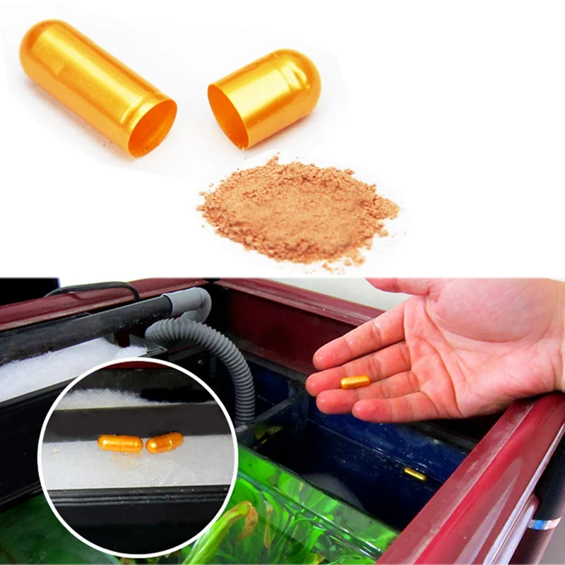 80g/Bottle Bacterium Capsule For Fish Tank Pond Cleaning Water Probiotics Bio-Nitrobacteria Capsule Aquarium Water Cleaning Item