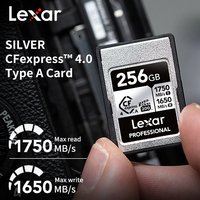 Lexar Professional SILVER CFexpress 4.0 Type A Card 8K VPG200 IP68 256GB 512GB 1TB 2TB Read 1750MB/s Write 1650MB/s For Camera