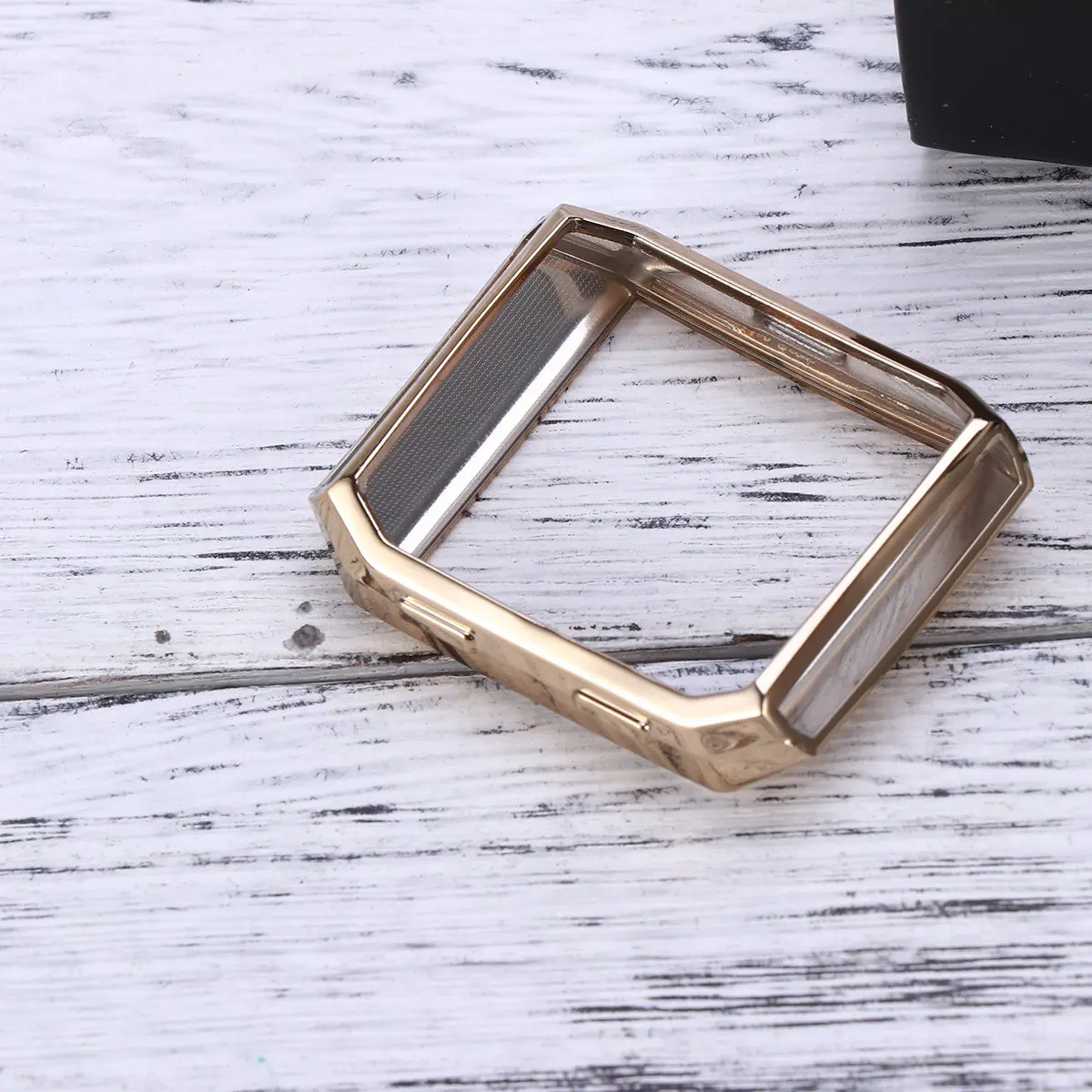 

Golden Plated Slim Tpu Watch Case Protector for Dust Scratch Sweat Proof Easy Install Super Sensitive