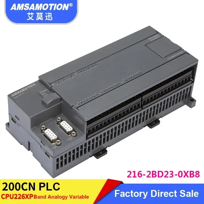 S7-200 PLC CPU226 CPU224XP For Siemens 6ES7216-2BD23/2AD23-0XB8 Relay PLC 24I/16O Transistor PLC 14I/10O Ethernet Analog 2AI/1AO