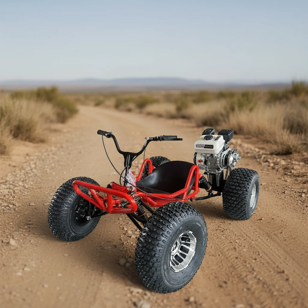 

Factory Custom 212cc Gas-powered 4-Stroke 10-Inch Wheel Polished Steel Vacuum Tire Go Kart Drifting All-Terrain Off-Road 7.5HP