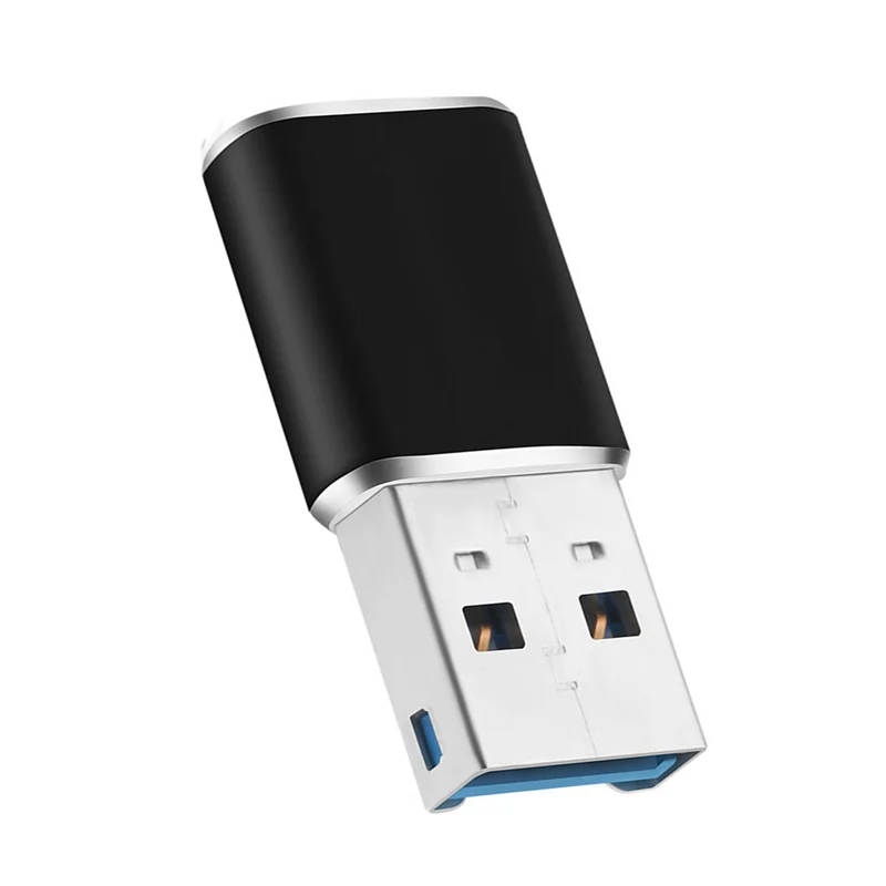 Alumínio Mini Memory Card Reader, Adaptador para Micro-SD Card/TF, USB 3.0, PC, Computador, Laptop