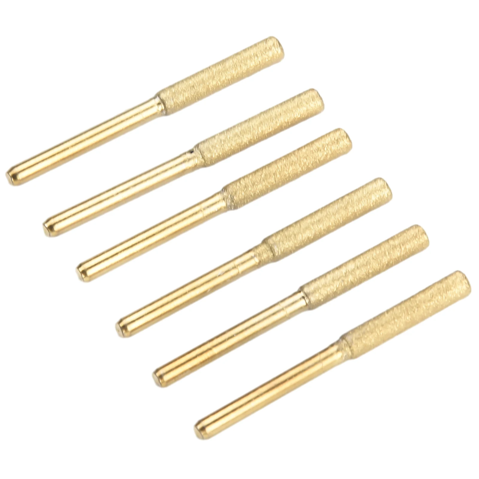 

Gold Diamond Coated Cylindrical Burr 4/4.8/5.5mm Chainsaw Sharpener Stone File Chain Saw Sharpening Carving Power Tool