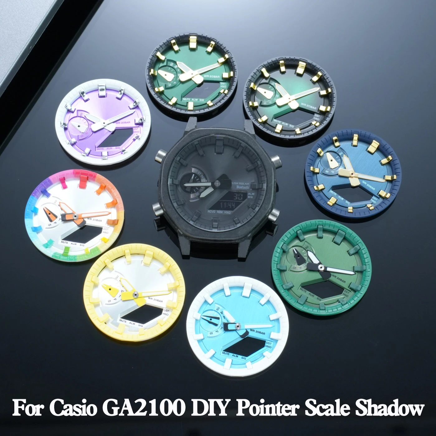 

Комплект для самостоятельной сборки циферблата часов Casio GA-2100 GA2100: стрелки, часовые метки, внутреннее теневое кольцо, запасные части и аксессуары для мужчин