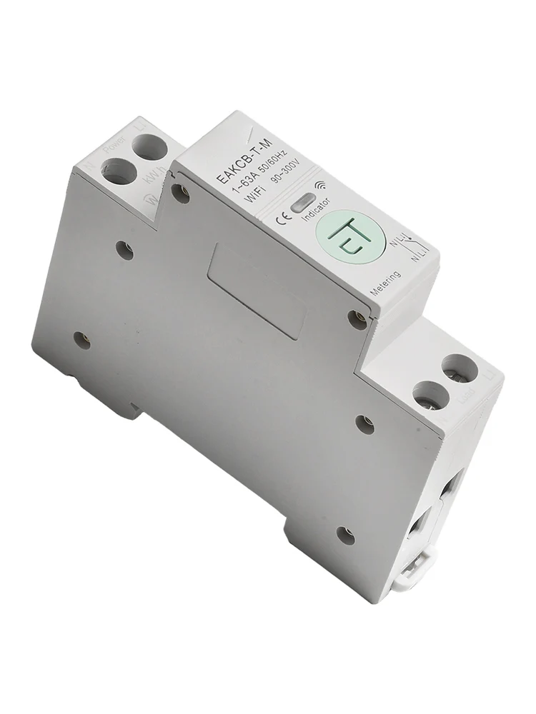 Remote Control Switch Smart Circuit Breaker Remote Monitoring Adjustable Current Limit Under-voltage Protection 76-240V