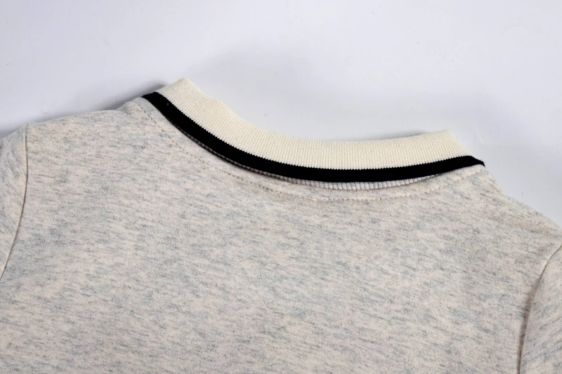 AS 2025 Sweatshirt für Kinder, Familien-passendes Set für Mädchen, kariertes Kleid, Jungenhemd und Baby-Strampler, Herbst- und Winterkleidung – Detail 16