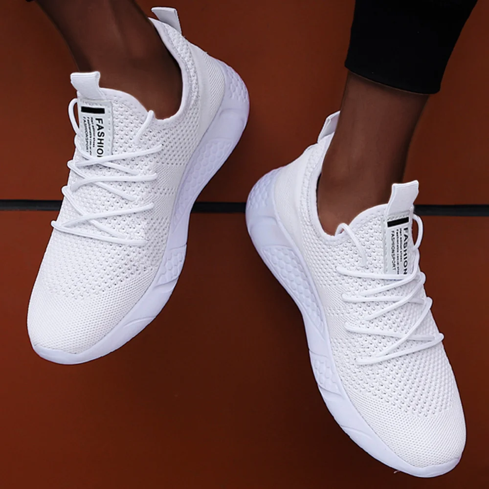 Men Light Running Shoes Breathable Lace-Up Jogging Shoes for Man Sneakers Anti-Odor Men\'s Casual Shoes Drop Shipping