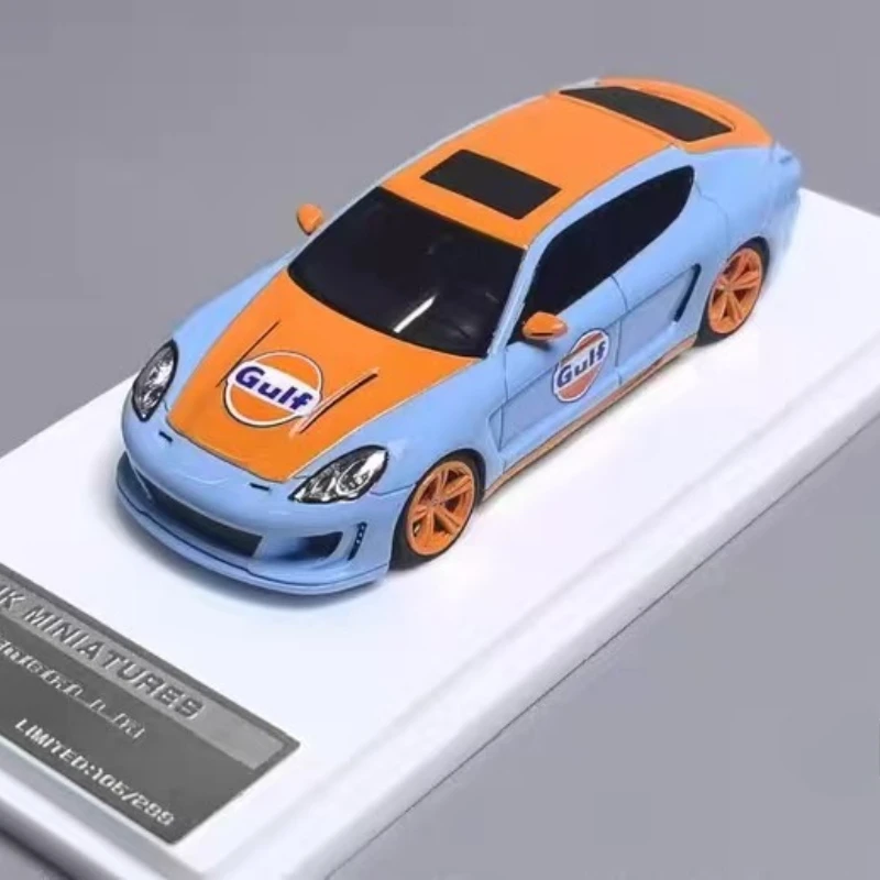 1:64 Modified Car, Gulf, Limited Resin Microscale Replica Car Model, Room Decoration Item, Gift for Friends