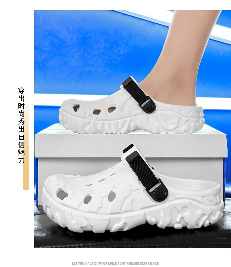 2026 Günstige EVA Herren-Clogs Leichte Großhandels-Plastik-Clogs für Herren Strand- und Arbeitssandalen mit Herren-Clogs & Pantoletten – Detail 12