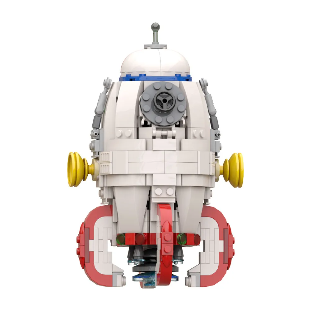 

MOC-84957 S.S. Dolphin Ship 1:1 Scale with Cockpit from Game 503 Parts