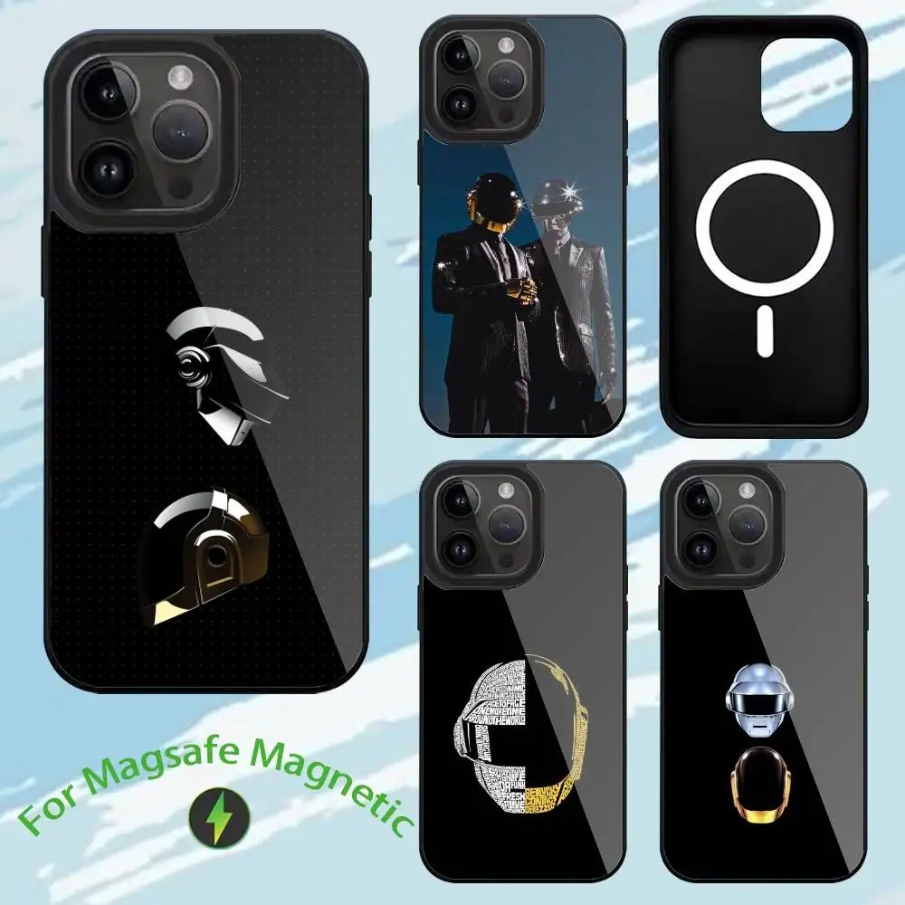 

D-Daft P-Punk HOT Phone Case For iPhone17,16,15,14,13,12,11,Plus,Pro,Max For Magsafe Wireless Charging case