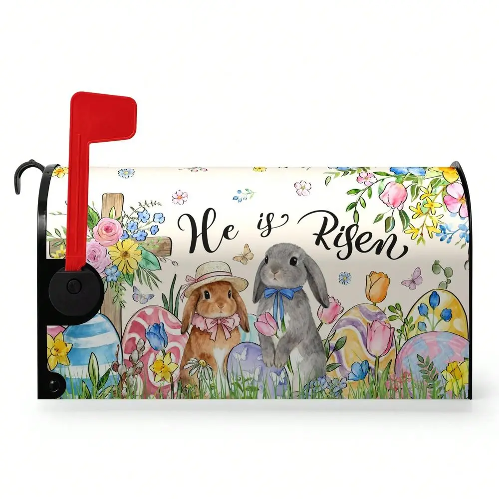 Spring Colorful Daisy Mailbox Covers Magnetic 21x18 Inch Flowers Mailbox Cover Seasonal Floral Letter Post Box Wraps Standard S