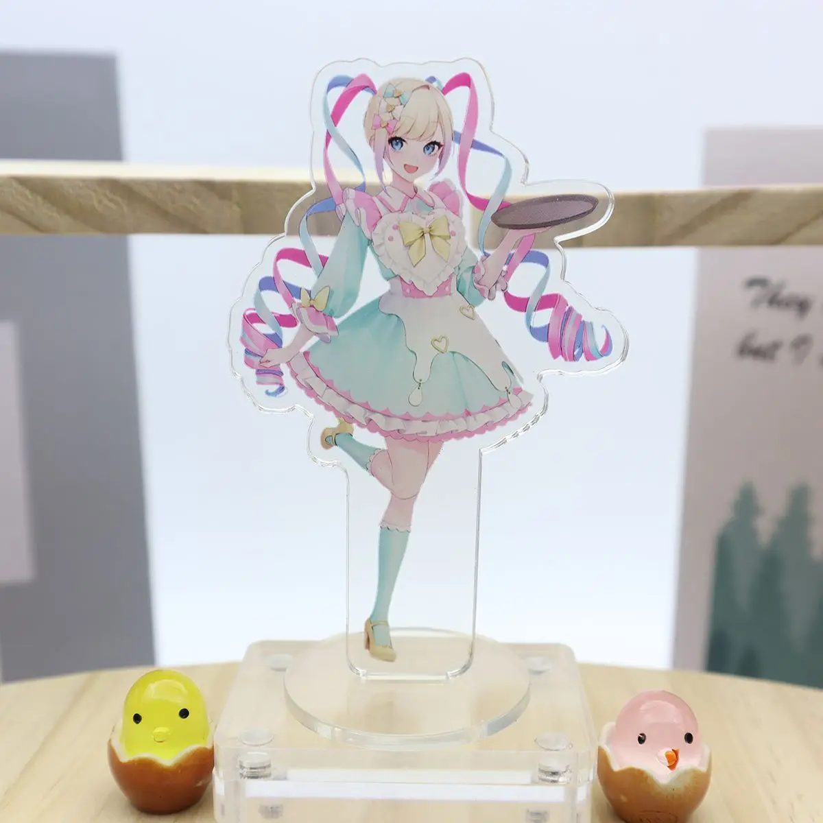 NGO Acrylic Stand KAngel Ame Chan Figure Display Needy Girl Overdose Game Goods Collection Cute Accesorios Desk Decor Ornament