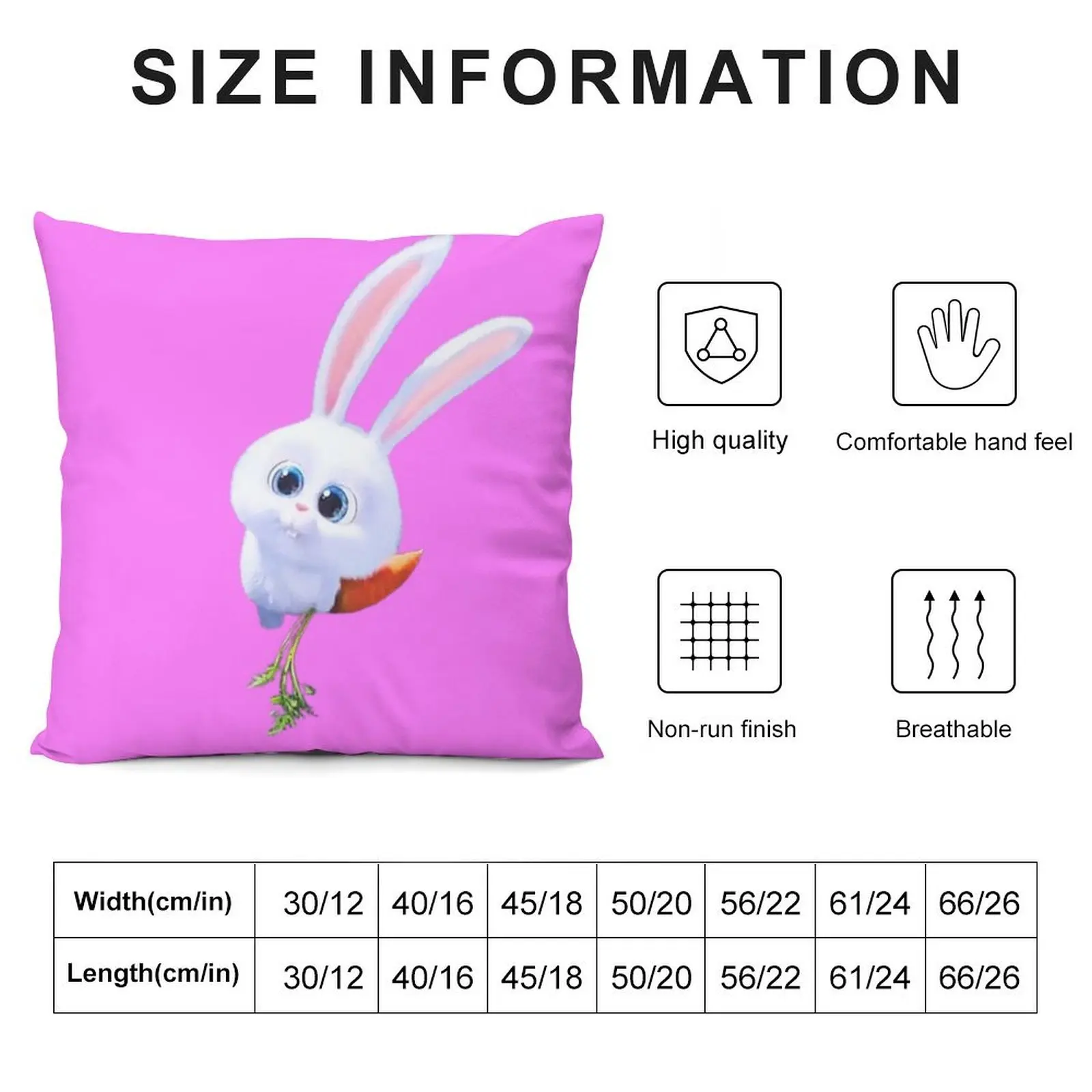 Cute Snowball Throw Pillow Pillowcase autumn decoration pillow