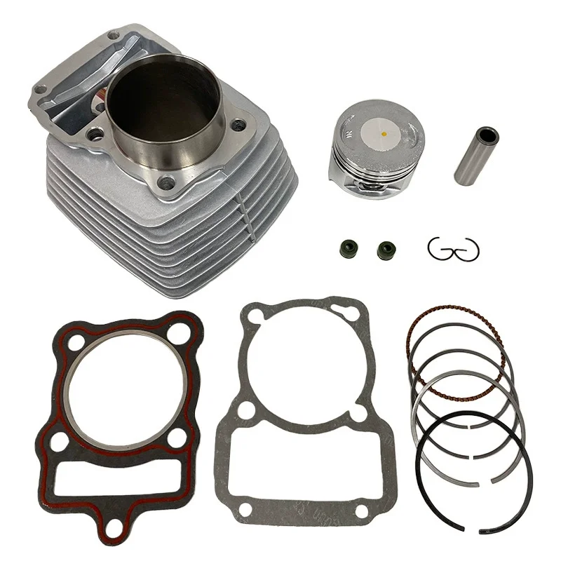 Cylinder Piston Kit For CG200 DM200 163FML 164FML 63.5mm Air Cooled Top End Rebuild Motorcycle Engine Parts