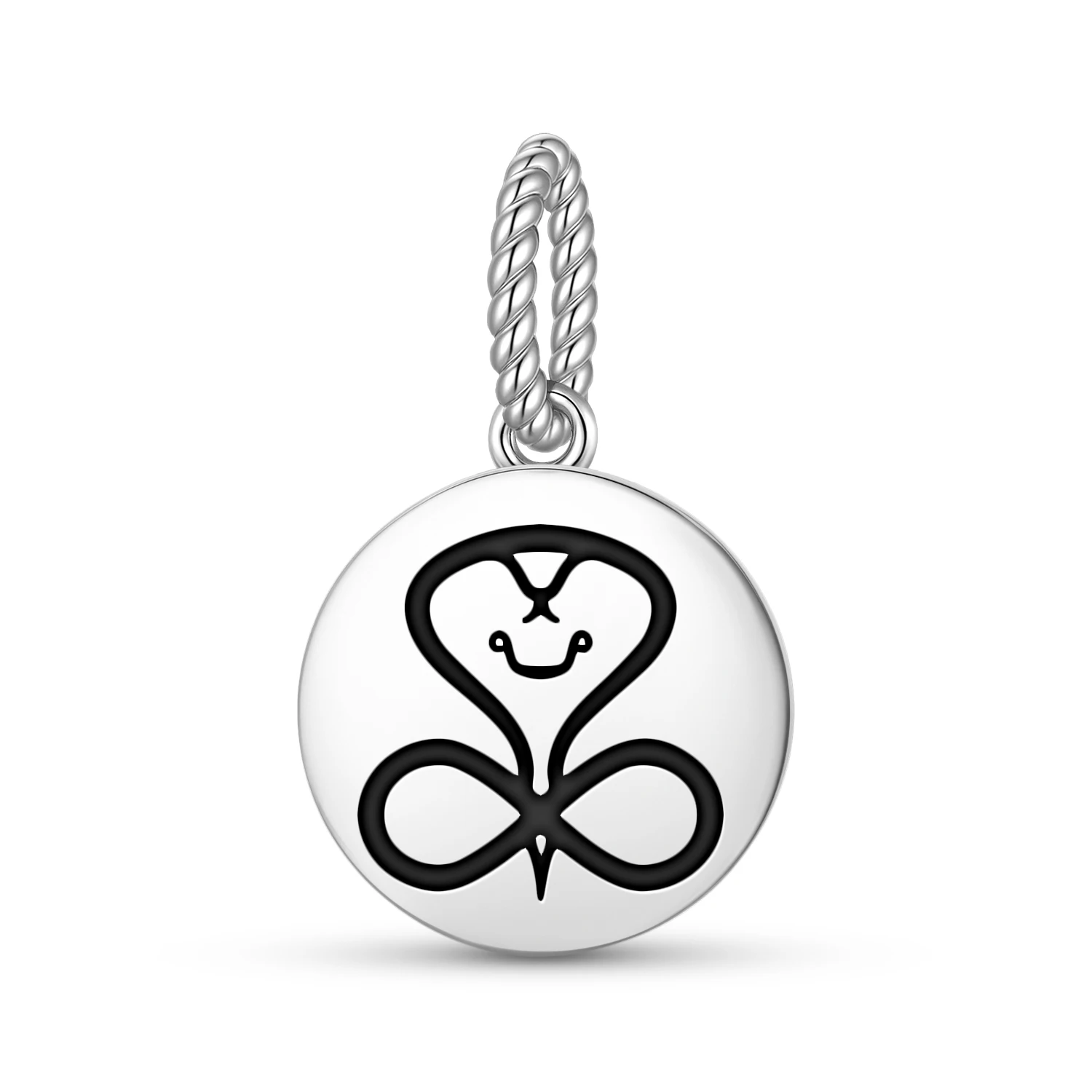 

Hindu Naga Cobra Pendant 925 Sterling Silver Symbol Charm Bead for Women Bracelet Necklace Jewelry Popular