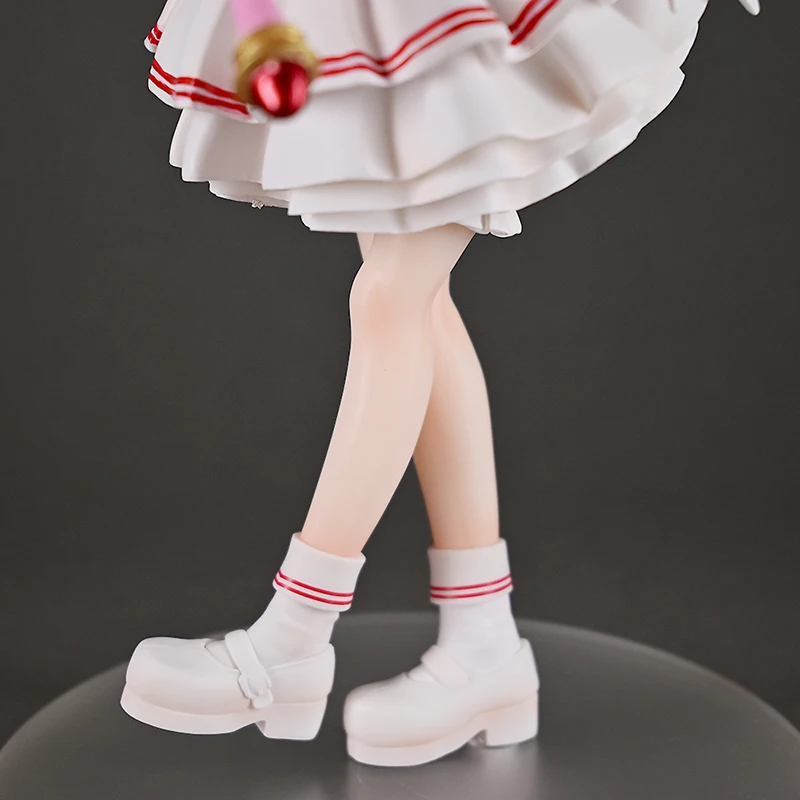 22cm cardcaptor sakura anime figura-kinomoto sakura modelo de ação estátua para decoração de mesa crianças presente de aniversário brinquedo colecionável