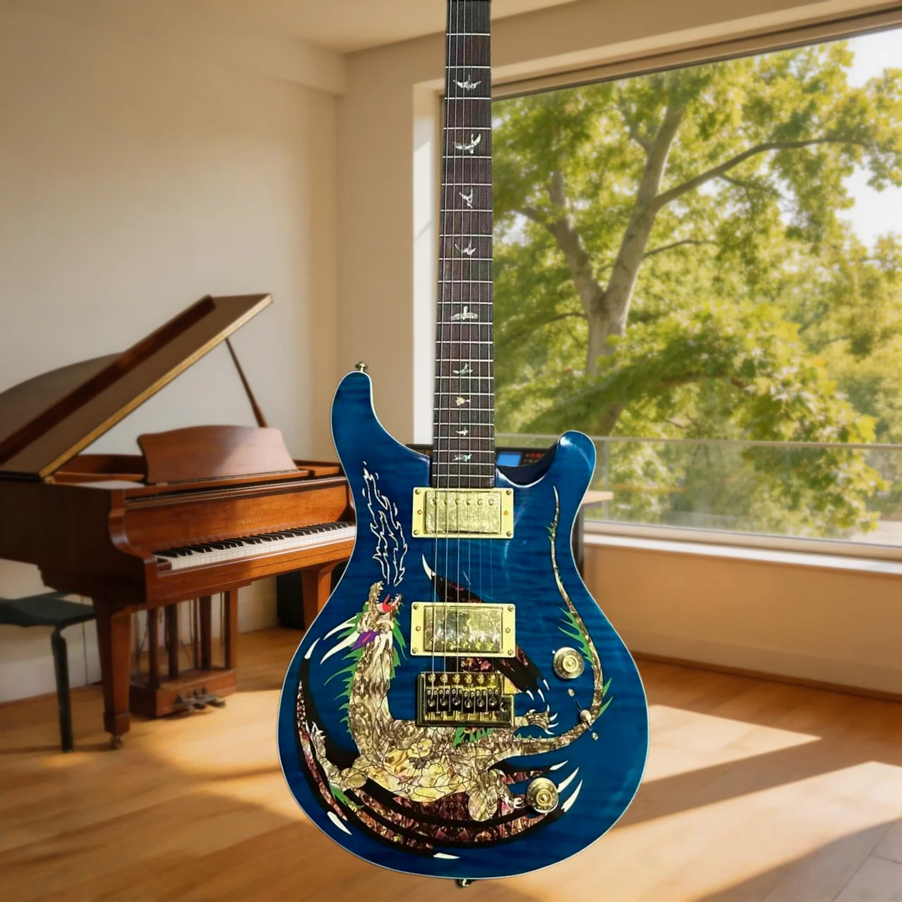 Musical Instrument Logo - Горячая новинка: Электрогитара PRS Custom Gloss