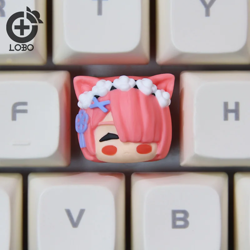 Rem Re: Starting Life In Another World Keycap Anime Animation Peripheral ESC Location Customized Original R4 High Resin Material