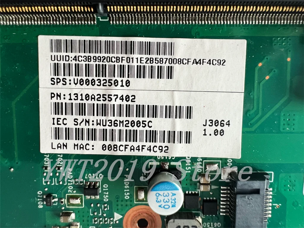 도시바 위성 C50 C50-A 노트북 마더보드, V000325010, HM76 GT710M, 1GB 6050A2557401-MB-A02, 테스트 양호