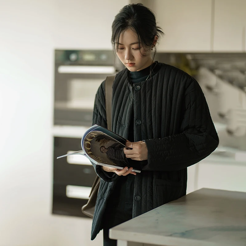 

Новинка: Женское утепленное хлопковое пальто в корейском стиле, свободного прямого кроя, с длинными рукавами, с круглым вырезом, для зимы