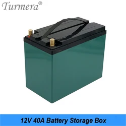 Turmera 12V 40A pojemnik na baterie etui do 18650 32700 Lifepo4 wbudowana bateria System energii słonecznej lub wymienić 12V kwas skorzystaj z