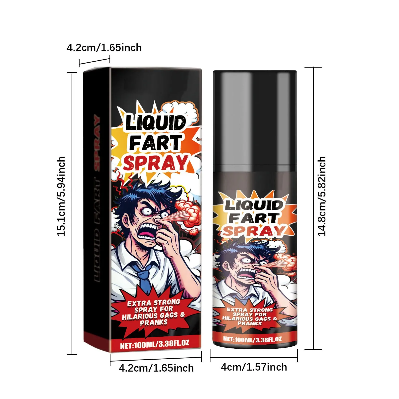 Fart Spray Prank Trick Spray Party Supplies Prank Smell Spray Suitable For Adults Non-Toxic Halloween Funny Toys