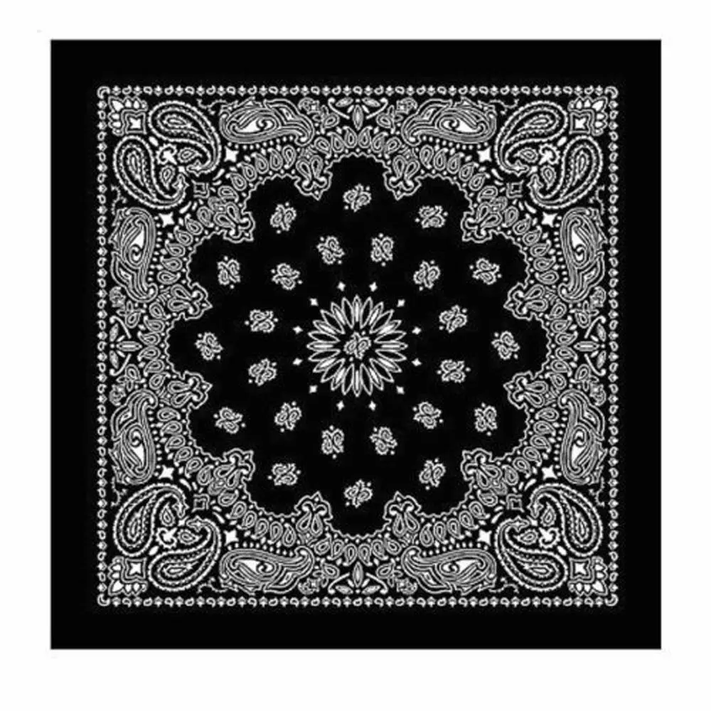 أنيق ركوب إكسسوارات الشعر أغطية الرأس المعصم الكفة الهيب هوب الرياضة الحجاب عقال باندانا وشاح مربع