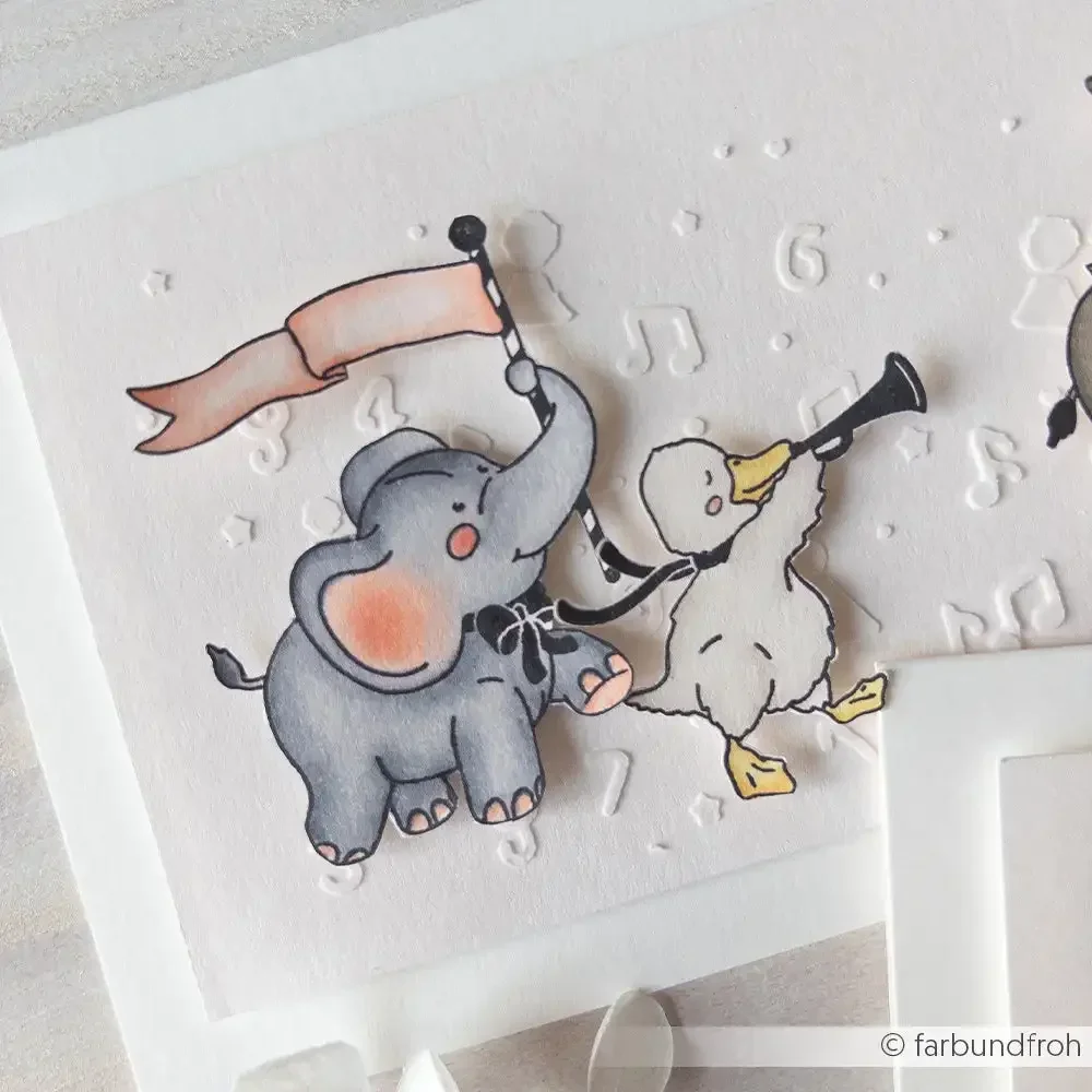 French Transparent Clear Silicone Stamp Donkey Dies For Scrapbook Diary Decoration Embossing Template Diy Greeting Card Handmade