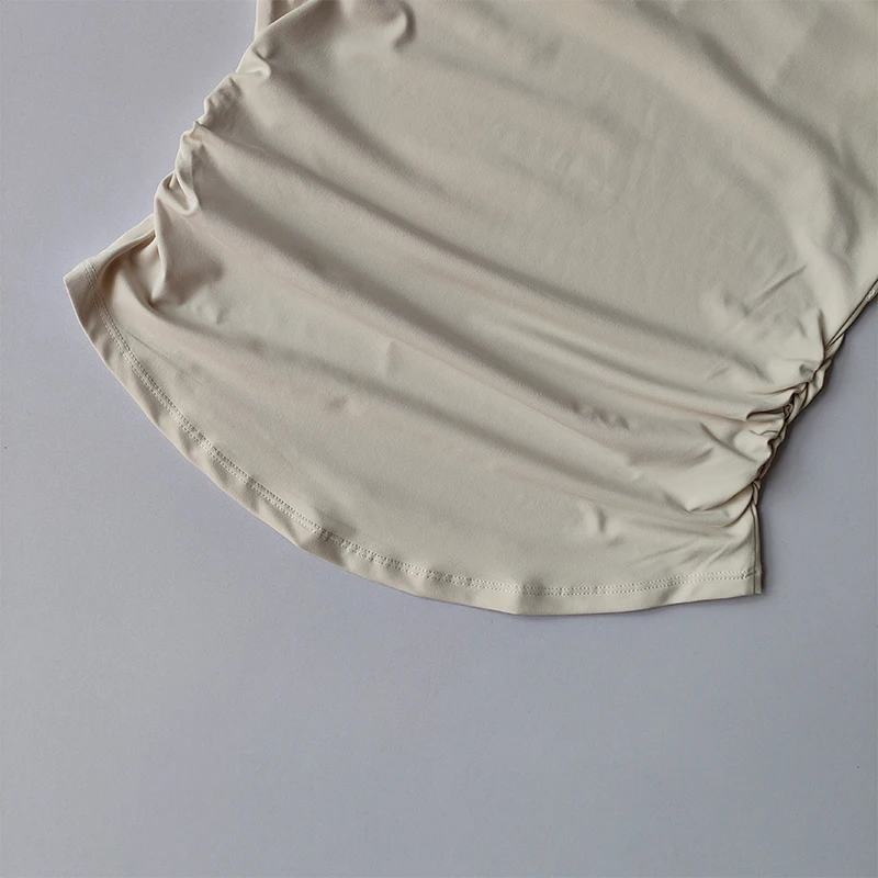 Sportliches Kurzarm-Sommer-Oberteil für Damen mit Taillenbetonung, Fitness-Trainings-Top mit Mesh-Einsätzen, atmungsaktiv, schnelltrocknend, Yoga-Anzug T-Shirt – Detail 12