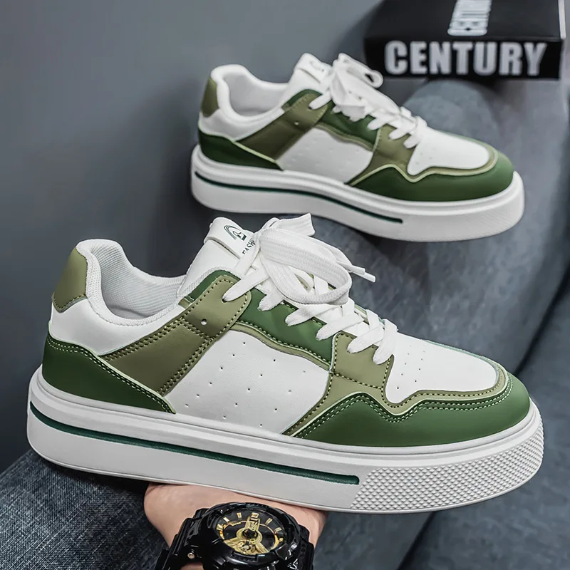 

2025 New Breathable Men's Shoes, Korean Version of All Sports Casual Board Shoes, Wear-resistant Non-slip Small White Shoes