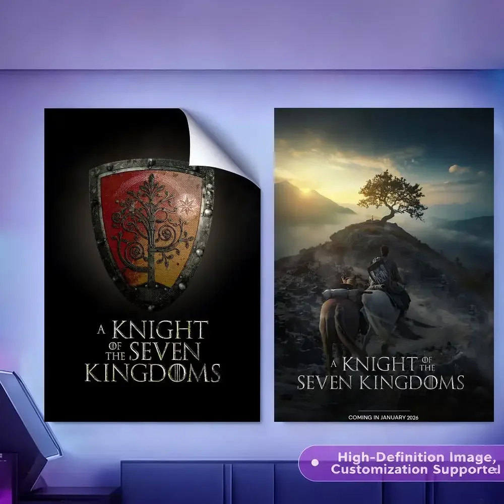 Fantasy Novel A Knight of the Seven Kingdoms Painting Calligraphy HD Canvas Poster Crease Free Waterproof All Space Wall Decor