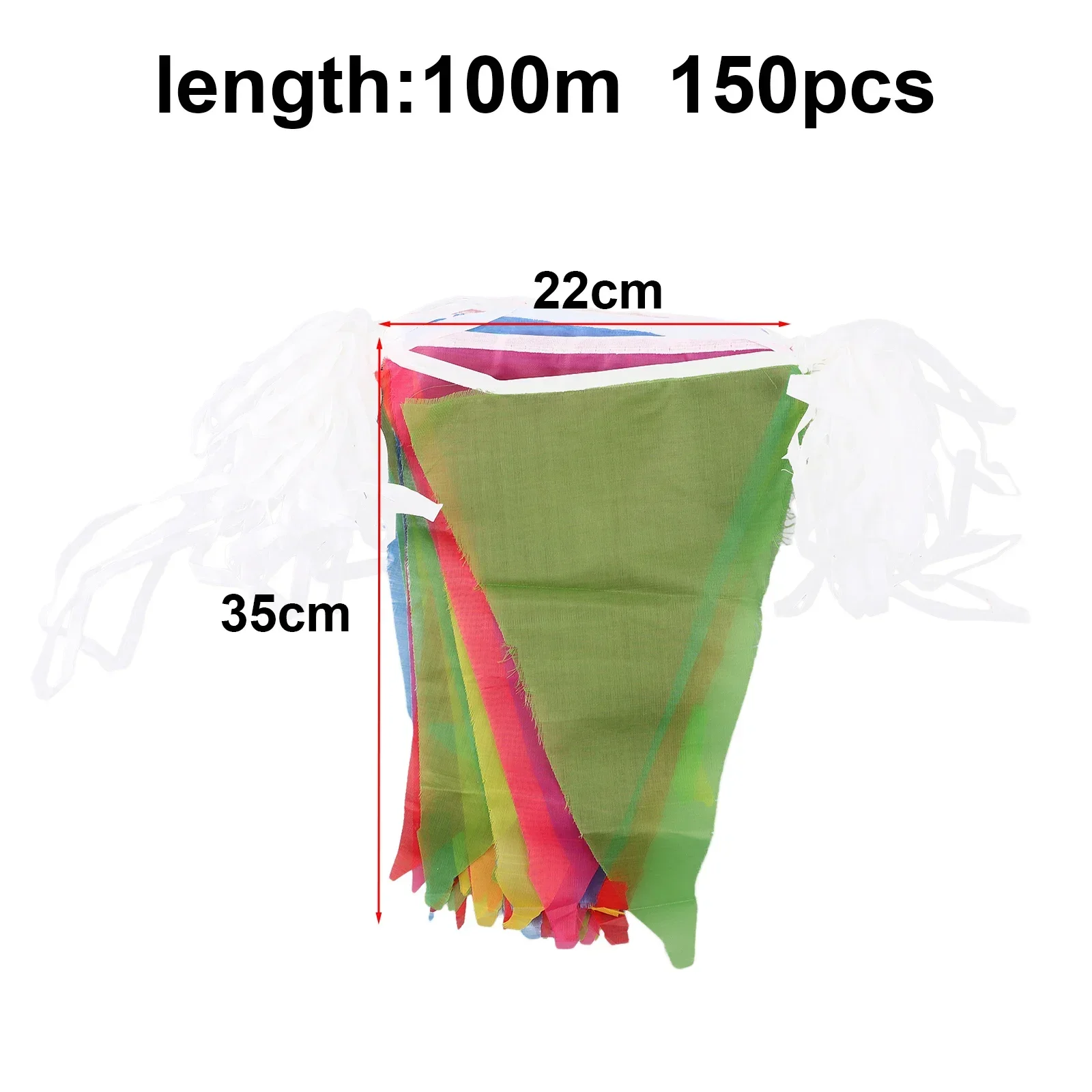 Hot New 2021 Flags Optional Color Easily Cleaned Taffeta Used Again Outdoor Pennant Triangle Flags Decor Festival