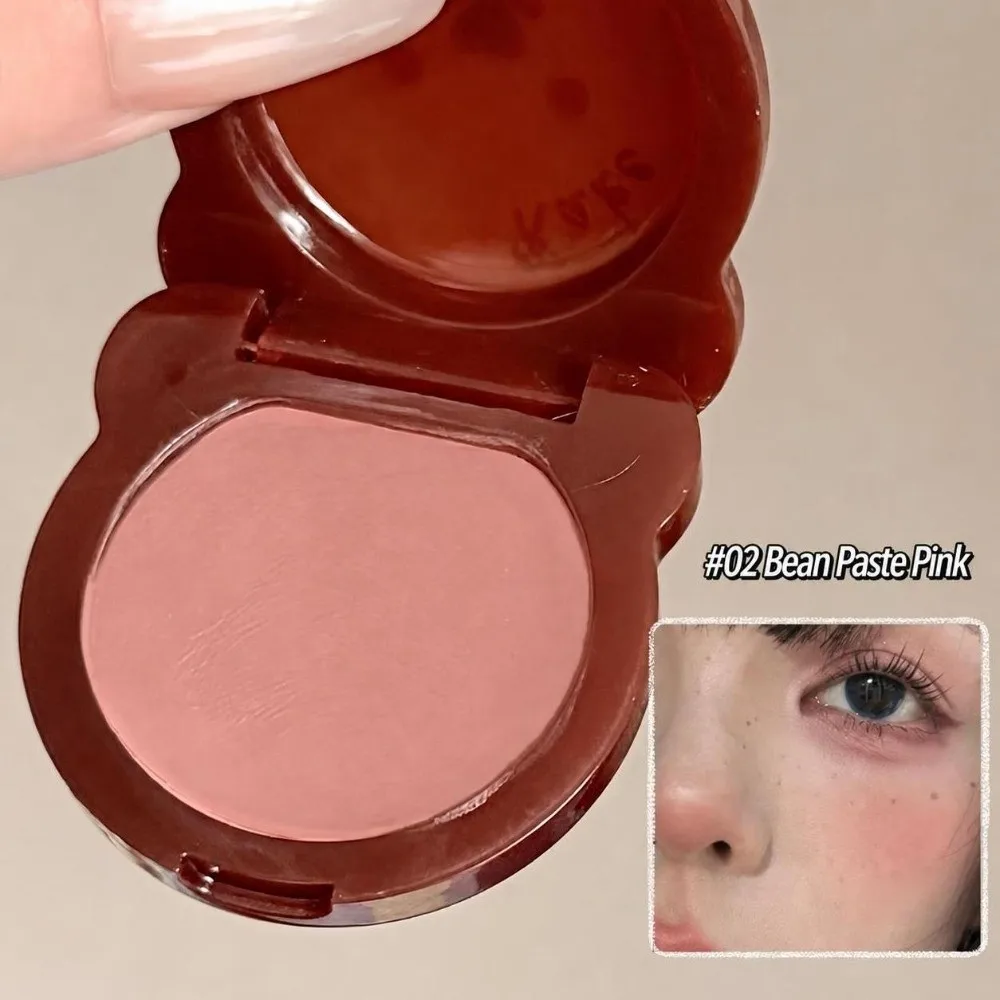 Natural Creamy Soft Texture Cheek Lip Stick Mousse Matte Velvety Smooth Makeup Blush Brightening Velvety Lipstick Daily Makeup