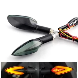 Universal Moto Turn Signal light turn flowing Arrows led motorcycle Warning taillight Flashing led motorcycle indicator lamp