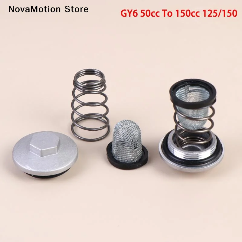 [NM]1/2sets Motorcycle Engine Parts Plug Moped Oil Filter Drain Kit For GY6 50cc To 150cc 125/150 For Baotian Benzhou[NM]