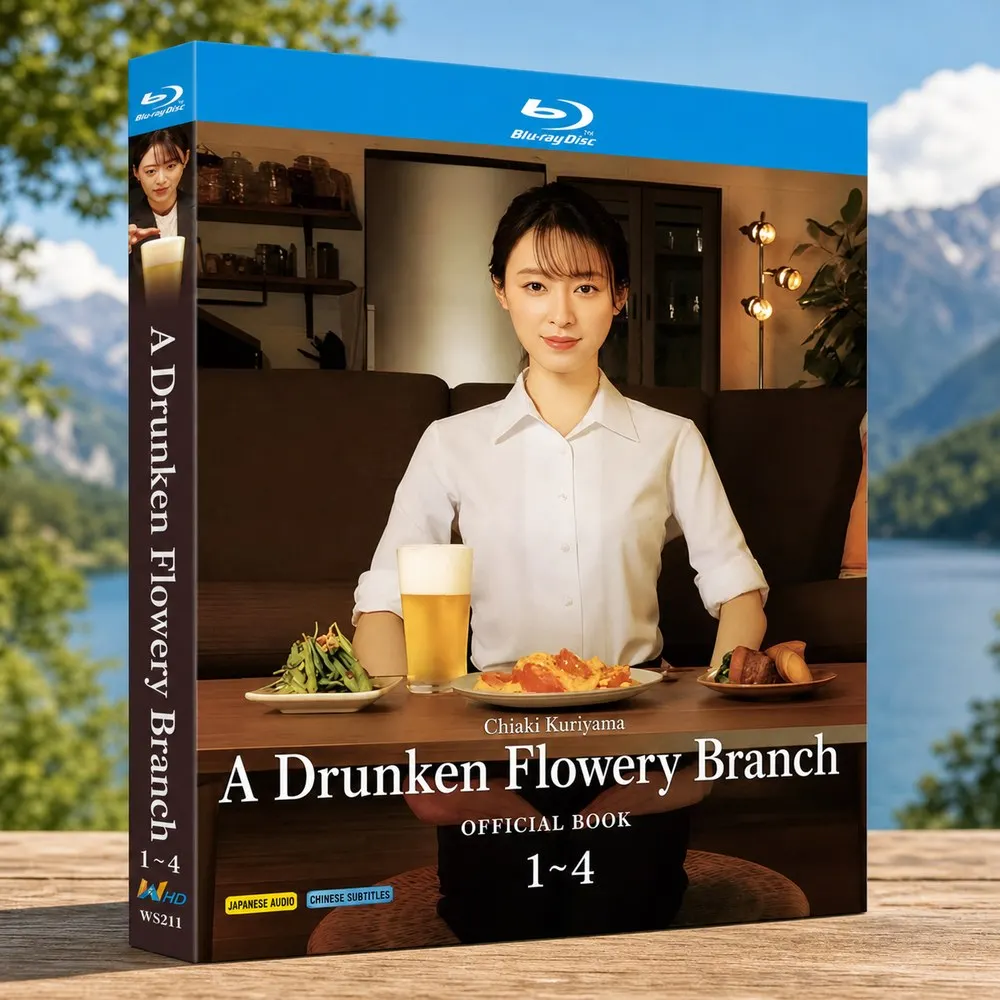 Blu-ray Ultra HD Japanese Drama: The Art of Evening Sake Seasons 1–4 Box Set Chiaki Kuriyama