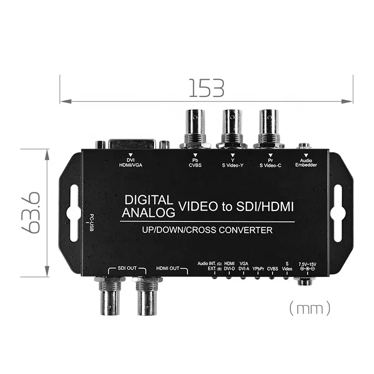 

Full HD Multi to SDI-H DMI Video Converter up Down Cross Video Converter