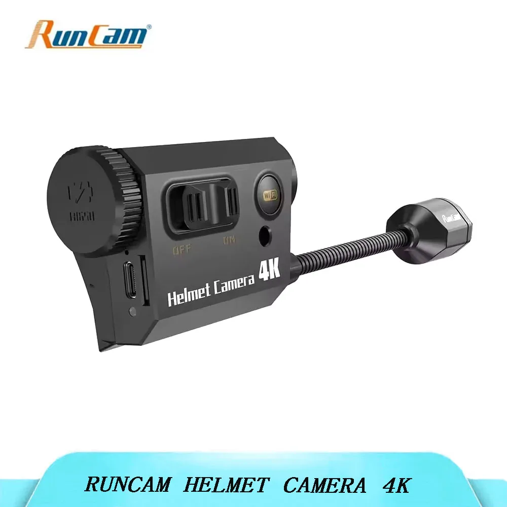 

RunCam 4K 1080P 60fps Helmet Camera - Airsoft Recorder Long Battery Life WiFi Type-C