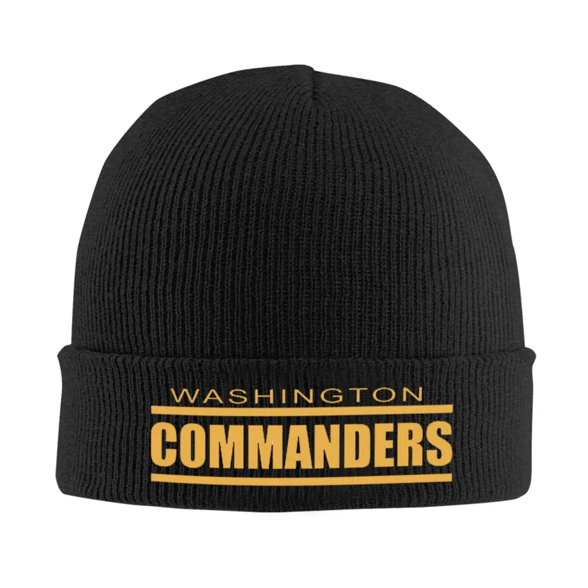 Washington Commanders Gorro de punto cálido Gorro de moda Otoño Invierno Gorros al aire libre Sombreros para adultos unisex