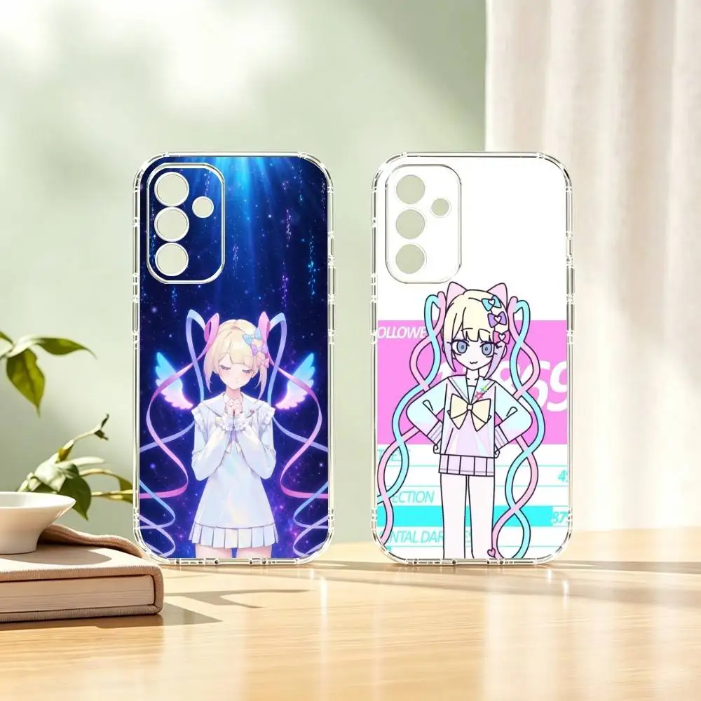 Needy Streamer Overload kangel Phone Case For SamsungA10,12,20,21S,30,31,40,50,51,52,70,71 Transparent Cover