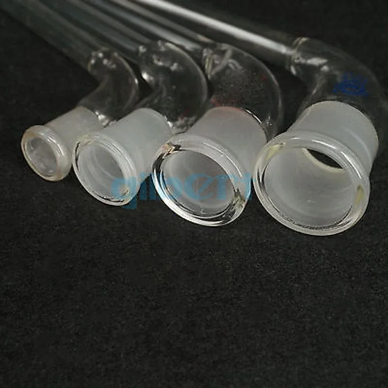 14/23 19/26 24/29 29/32 Joint Distilling Glass Adapter 105 Degree Bend Laboratory Glassware